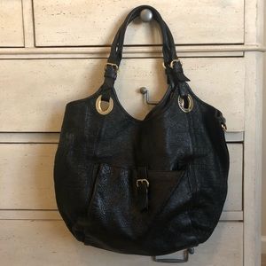 Black dior handbag